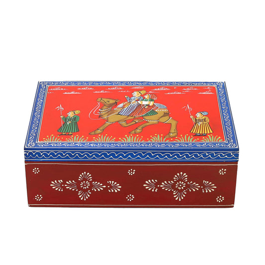 Traditional Elephant Wooden Jewellery Box