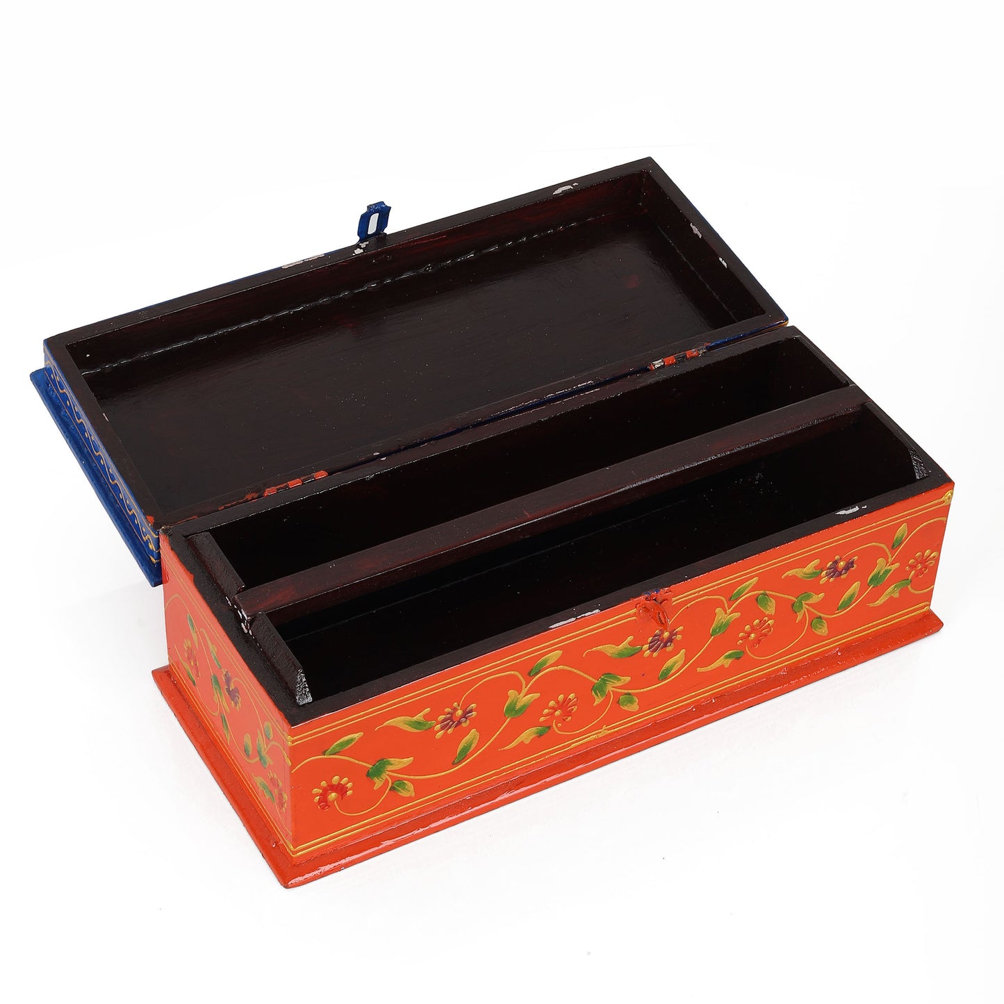 Hand Painted Dhola Maru Wooden Bangle  Box Decorative Showpiece