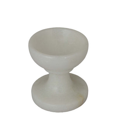 White Marble Diya/Deepak Oil lamp for Pooja & Lighting Decoration